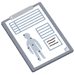 アレルギーや副作用歴は必ず記録を