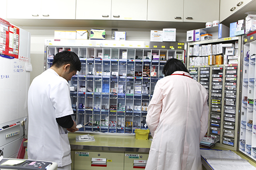 先輩からの指導